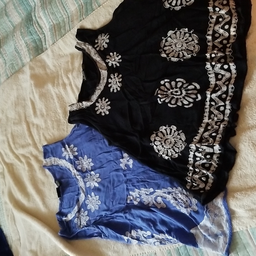 2 Boho Tops